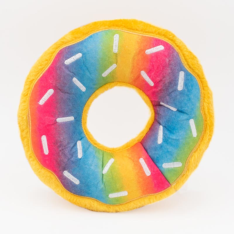 Hondenspeelgoed Donut - Zippy Paws - Regenboog