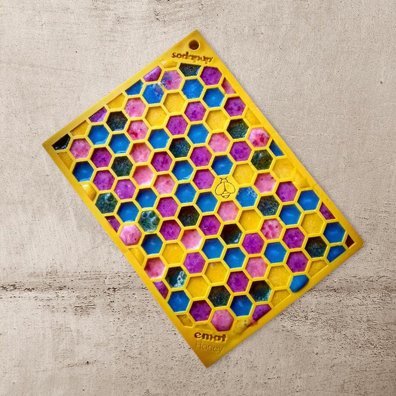 Hersenwerk voor honden - SodaPup - Lickmat Honeycomb klein
