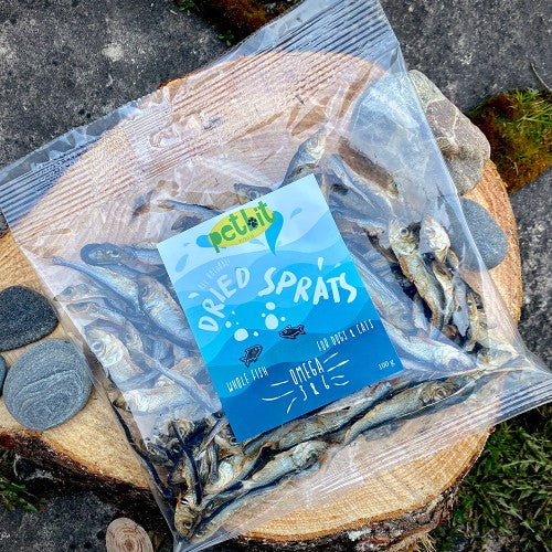 Snack voor honden - Petbit - Gedroogde sprotjes