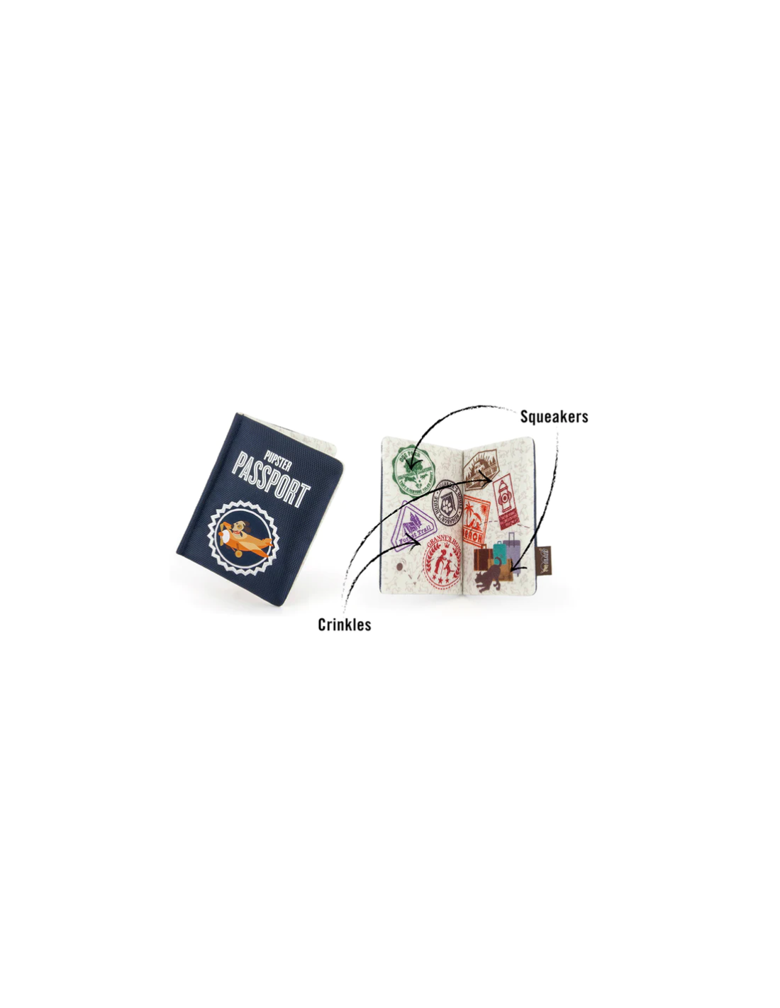Hondenspeelgoed - PLAY Globetrotter Collection - Paspoort