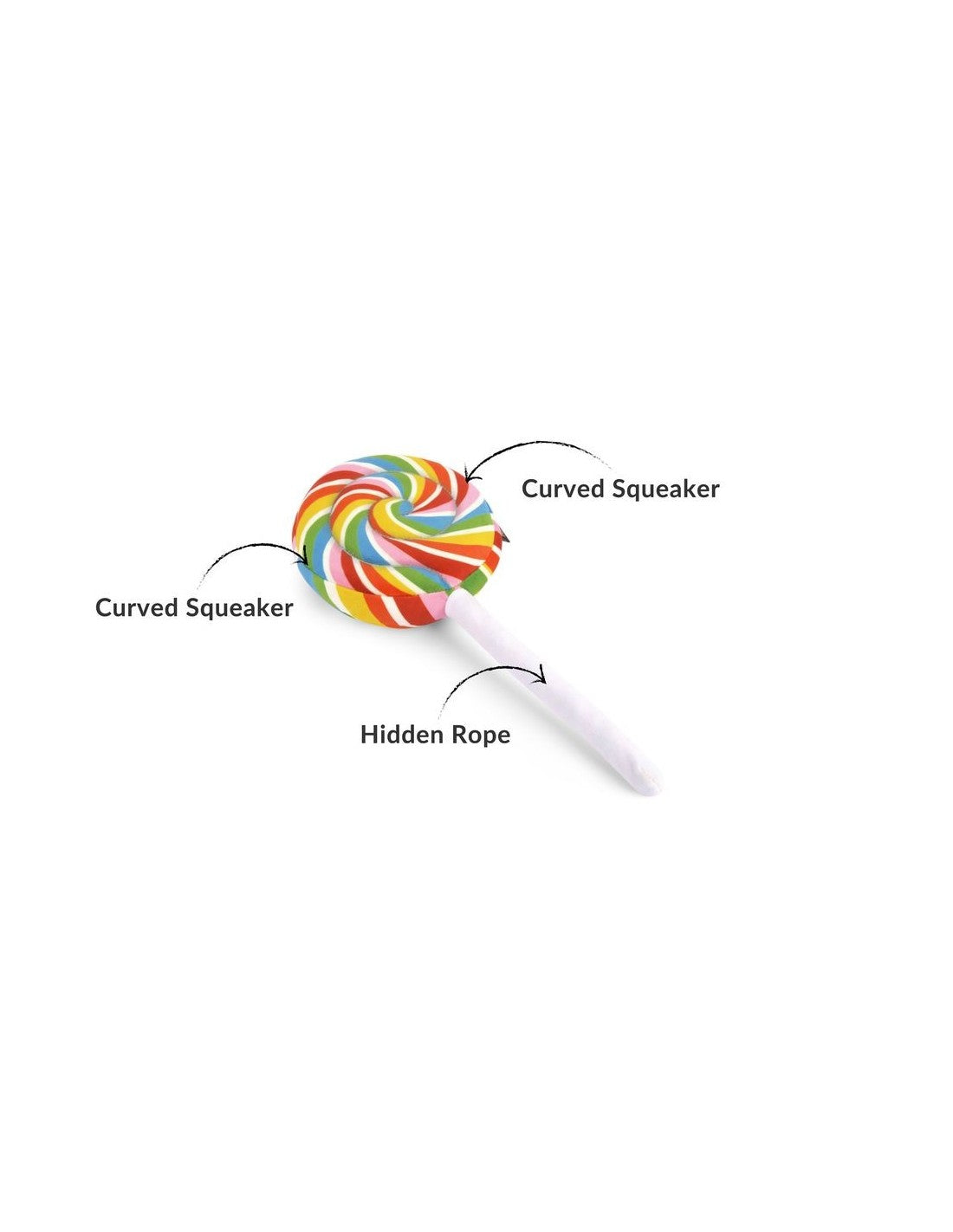 Hondenspeelgoed - PLAY Snack Attack Collection- Lollipup, Maat M