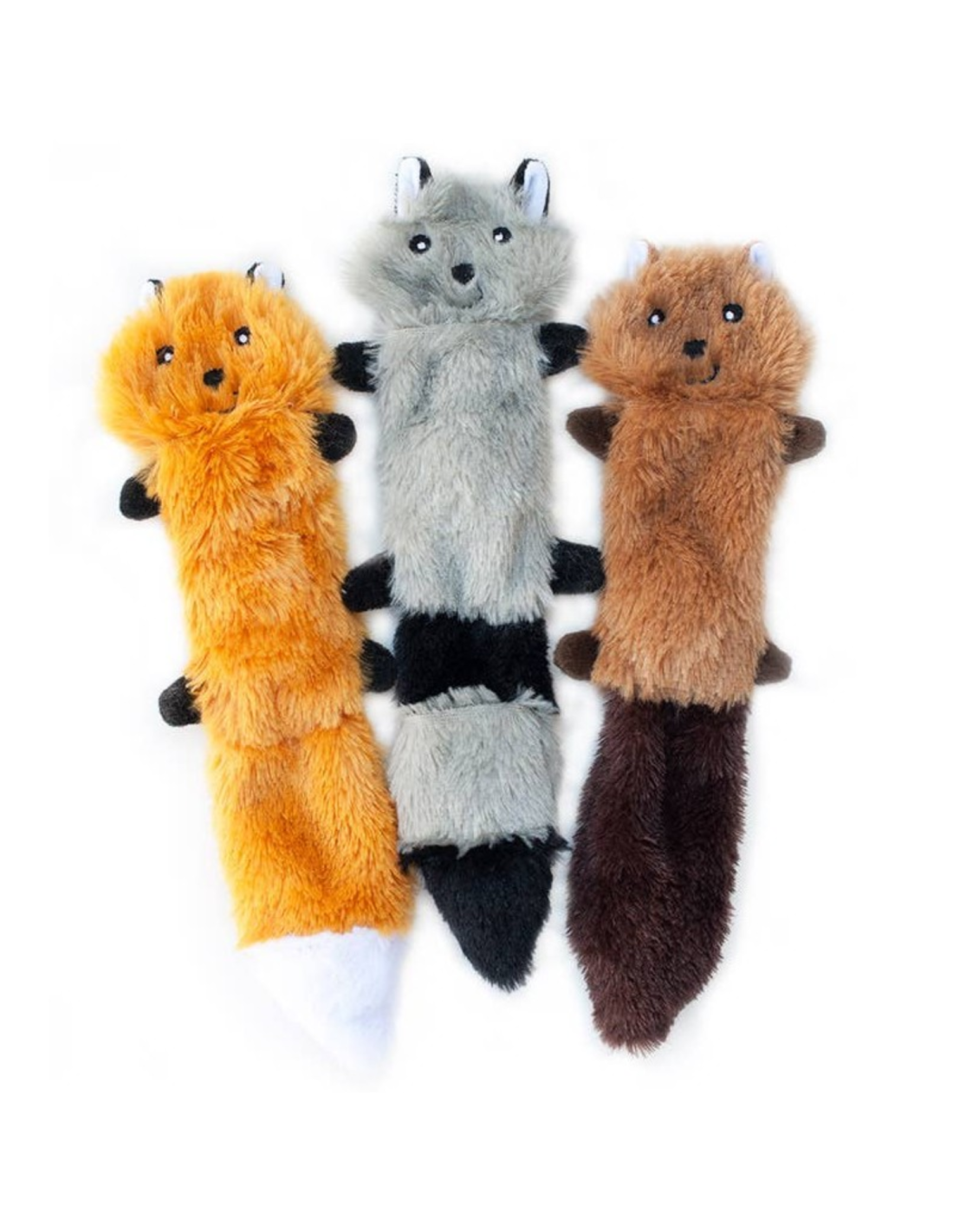 Hondenspeelgoed - ZippyPaws - Skinny Peltz - Small (3-pack)