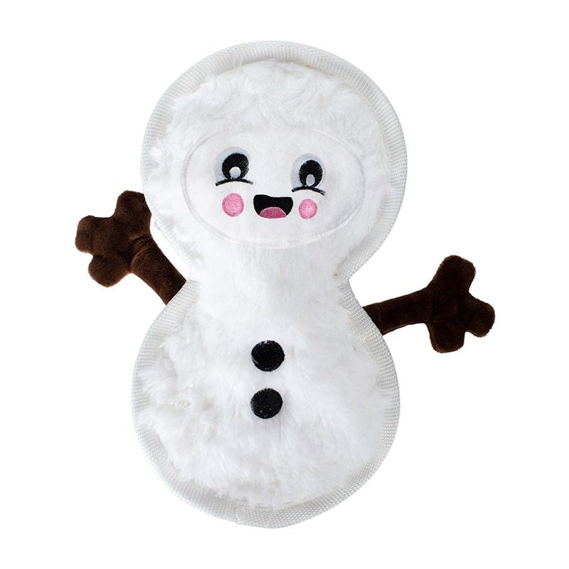 Kerst hondenspeelgoed - Fringe -Sneeuwpop