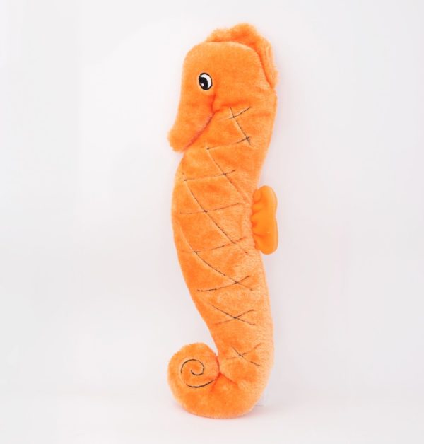 Groot hondenspeelgoed zeepaard - Jigglerz – Zippy paws - Zeepaard