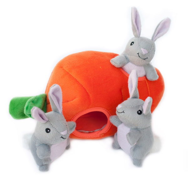 Hondenspeelgoed - ZippyPaws - Zippy Burrow – Bunny ’n Carrot