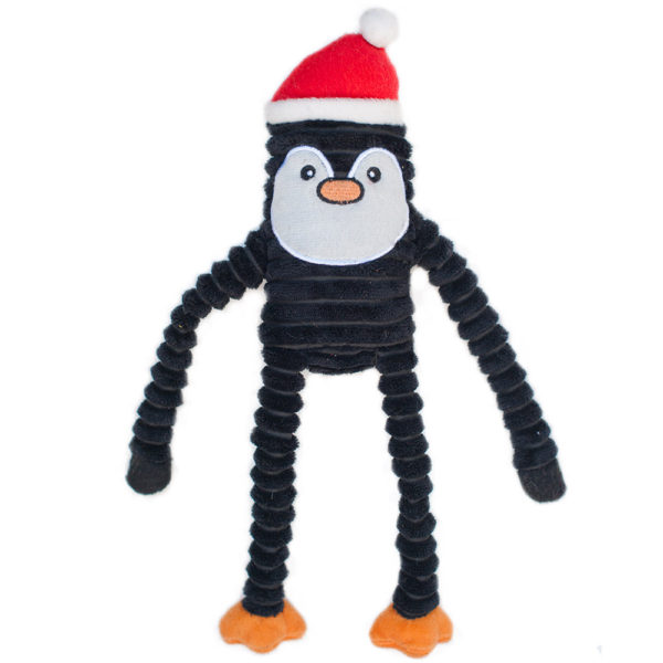 Hondenspeelgoed - Holiday Crinkle Penguin Small