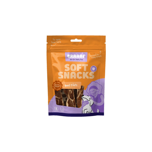 Hondensnack - Braaaf Soft Snack Filet - Rund & Vis