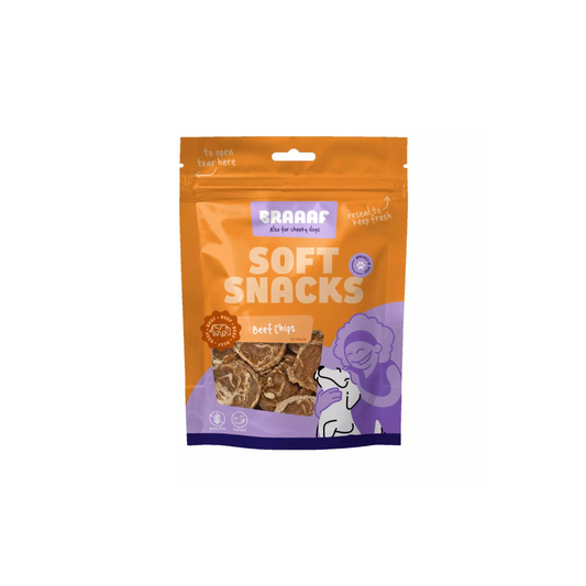 Hondensnack - Braaaf - Soft Snack Chips - Rund & Vis