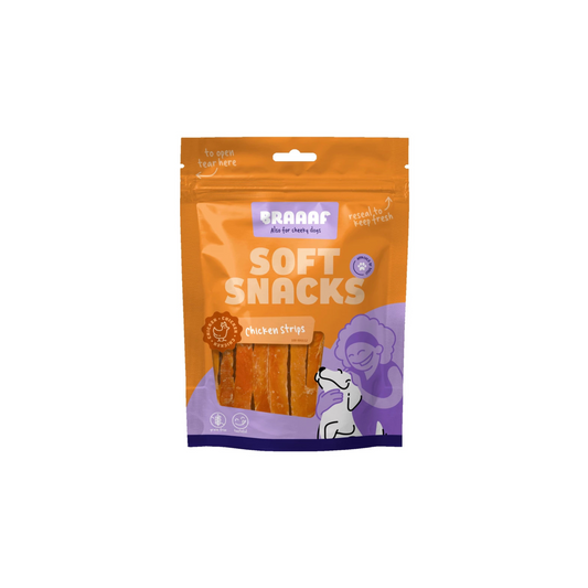 Hondensnack - Braaaf - Soft Snack Kipreepjes