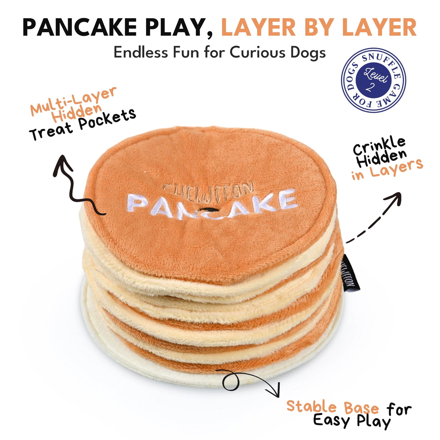 Snuffelspeelgoed voor honden - Chewffon - Pancakes