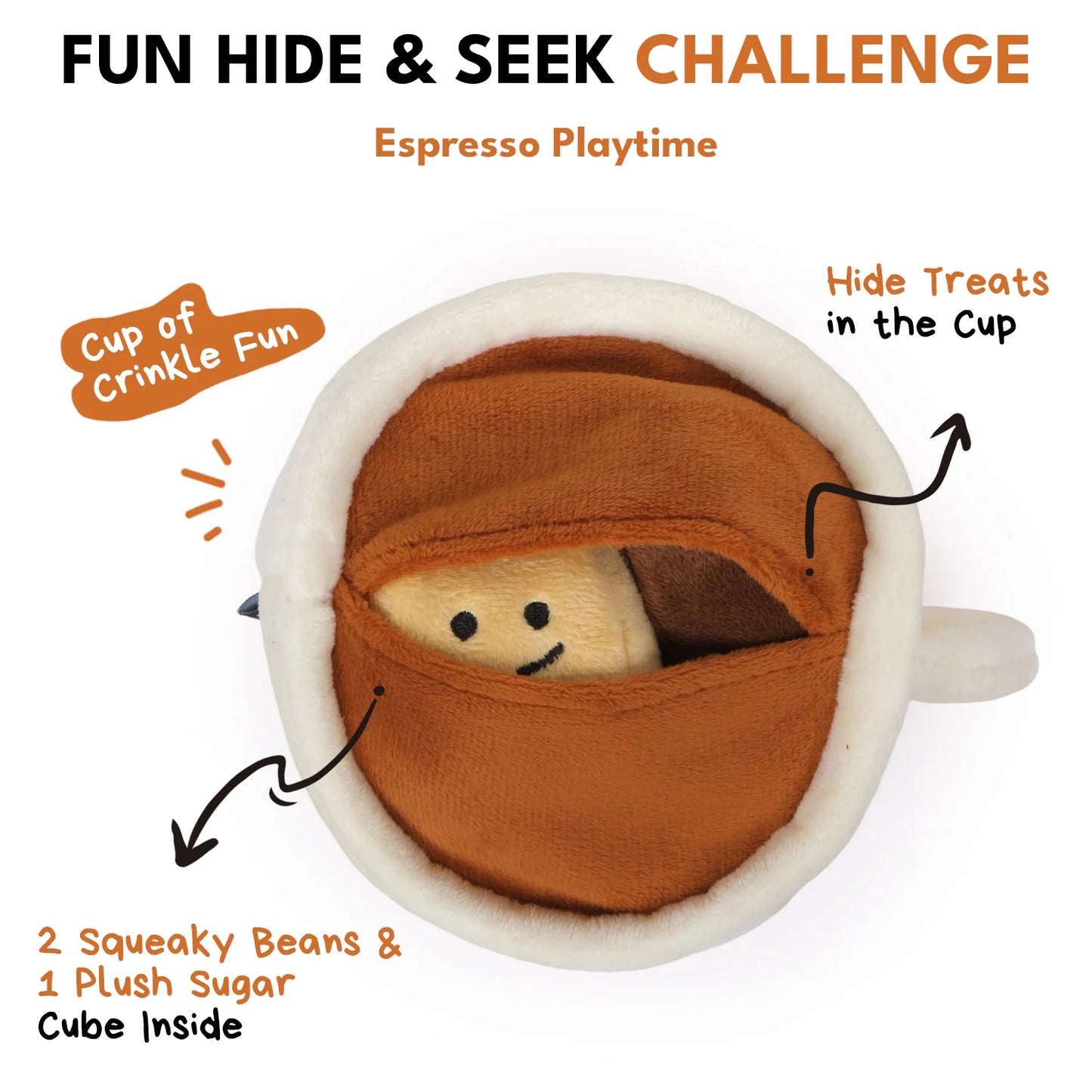 Snuffelspeelgoed voor honden - Chewffon - Espresso set