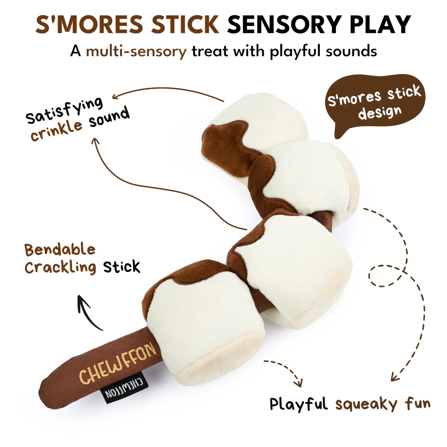 Snuffelspeelgoed voor honden - Chewffon - S'mores
