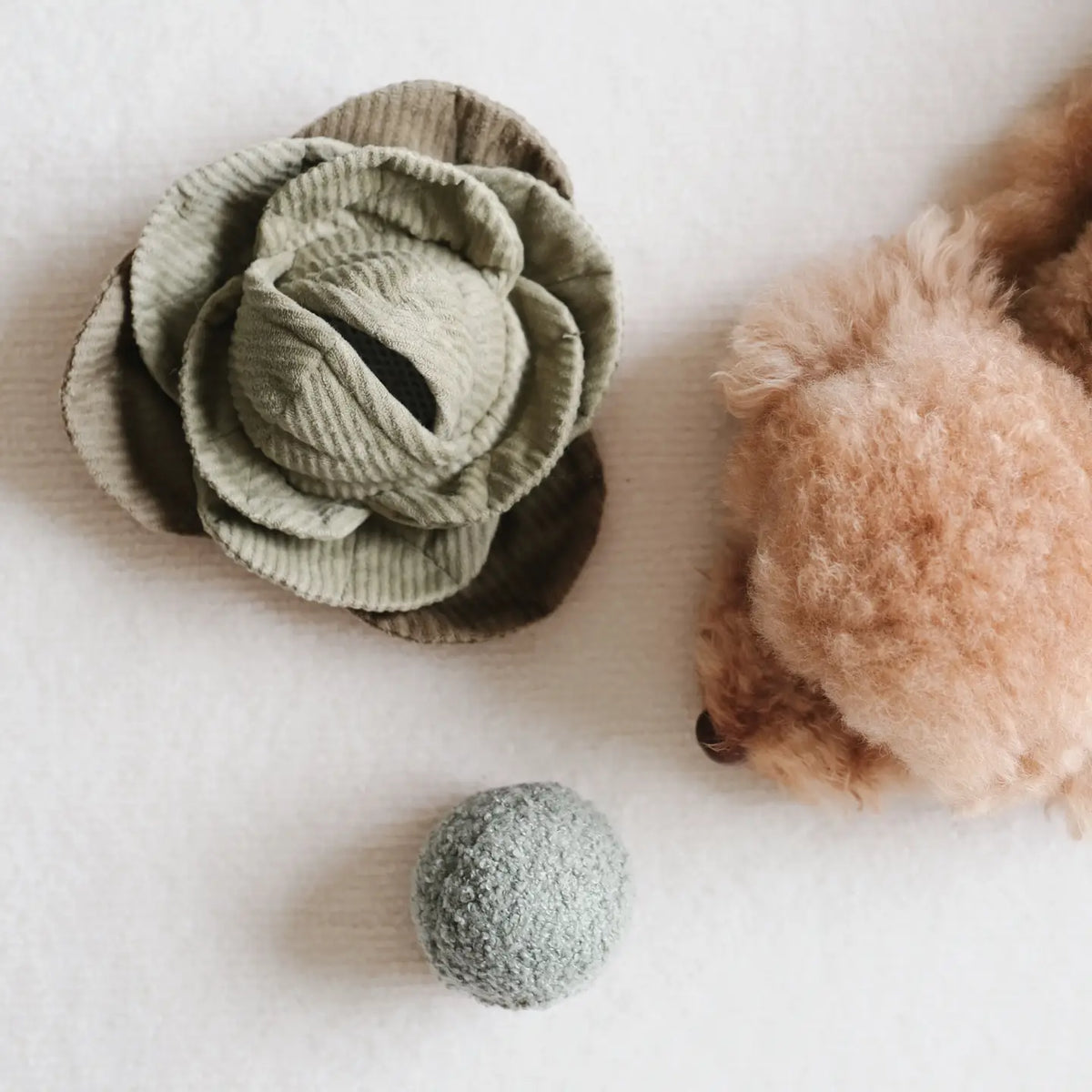 Hondenspeelgoed - Lambwolf - Cabbage - Groen en Mauve