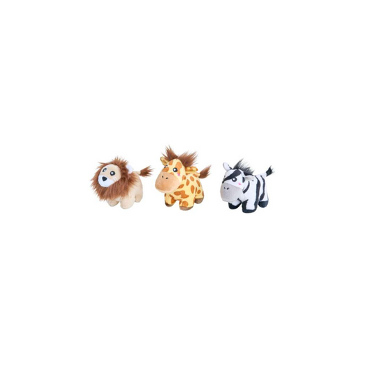 Hondenspeelgoed - Miniz 3-pack Jungle Safari