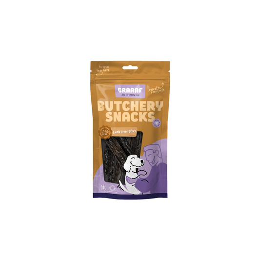 Hondensnack - Braaaf Butchery Snacks Lamslever bites 120 g
