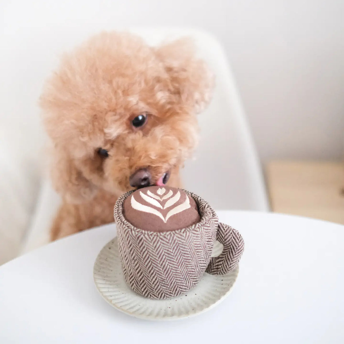 Hondenspeelgoed - Lambwolf - Koffie Latte