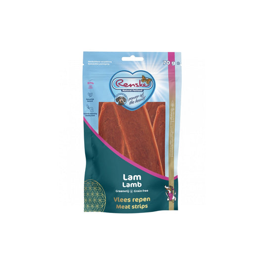 Vleesstrips voor honden - lam