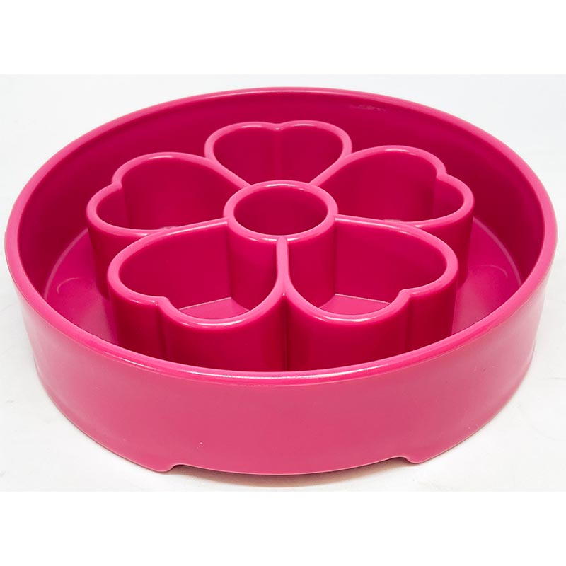 SodaPup Flower Design Ebowl Slow Feeder – Pink