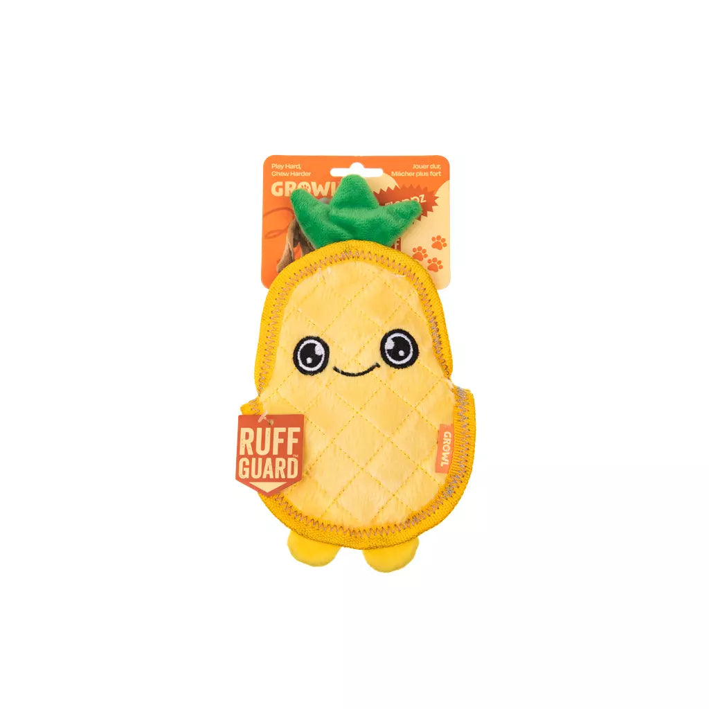 (Sterk) hondenspeelgoed - Growl - Flip Floppz Penny de Ananas
