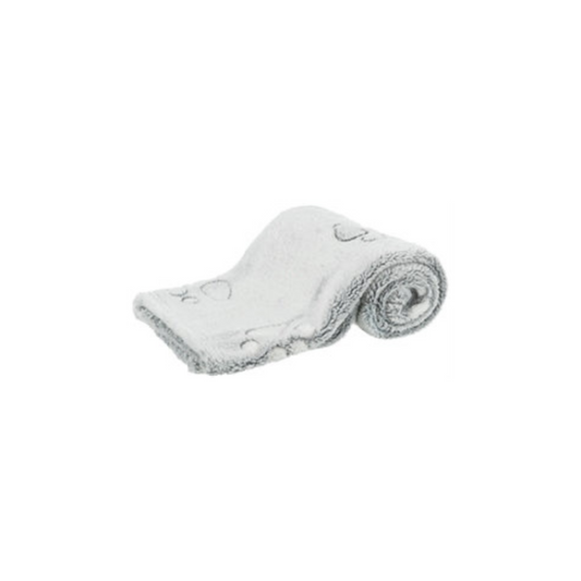 Honden deken - Trixie Deken Nando Softfleece Lichtgrijs 75 x 50 cm