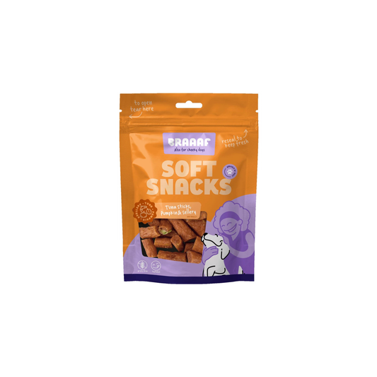 Hondensnack - Braaaf - Soft Snack met tonijn pompoen en selderij
