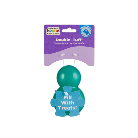 Intelligentie speelgoed voor honden - Outward Hound - Double-Tuff M Blauw