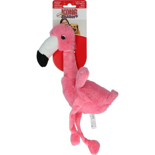 Hondenspeelgoed flamingo- Kong Shakers Honkers Flamingo