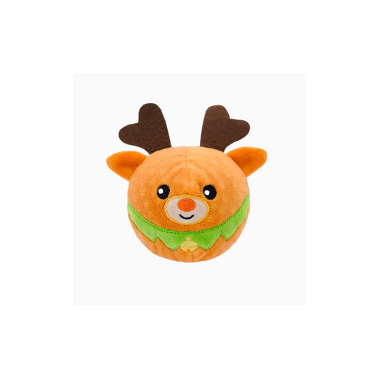 Kerst hondenspeelgoed - Happy Woofmas – Reindeer