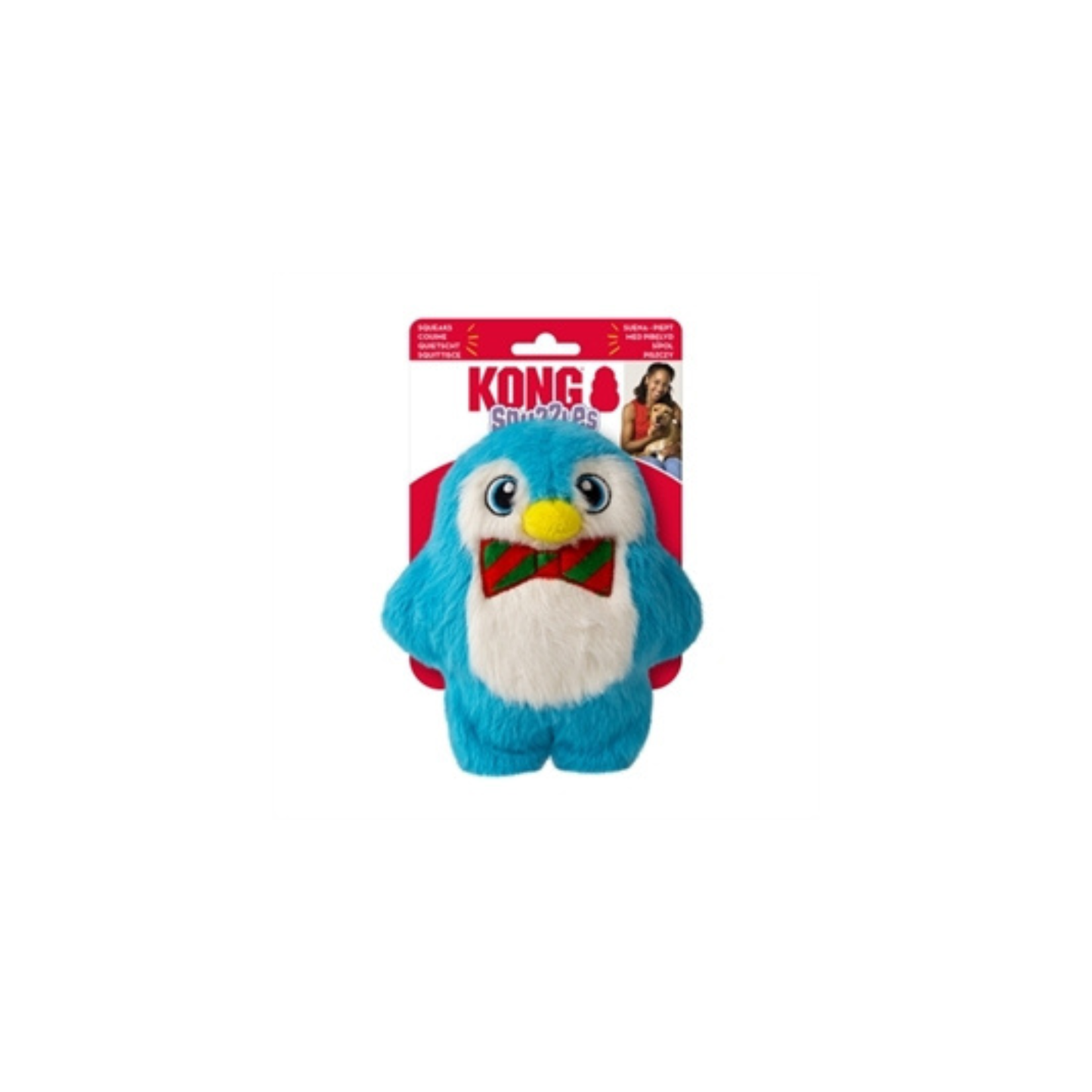 Kerst hondenspeelgoed - KONG - Holiday Snuzzles Pinguin