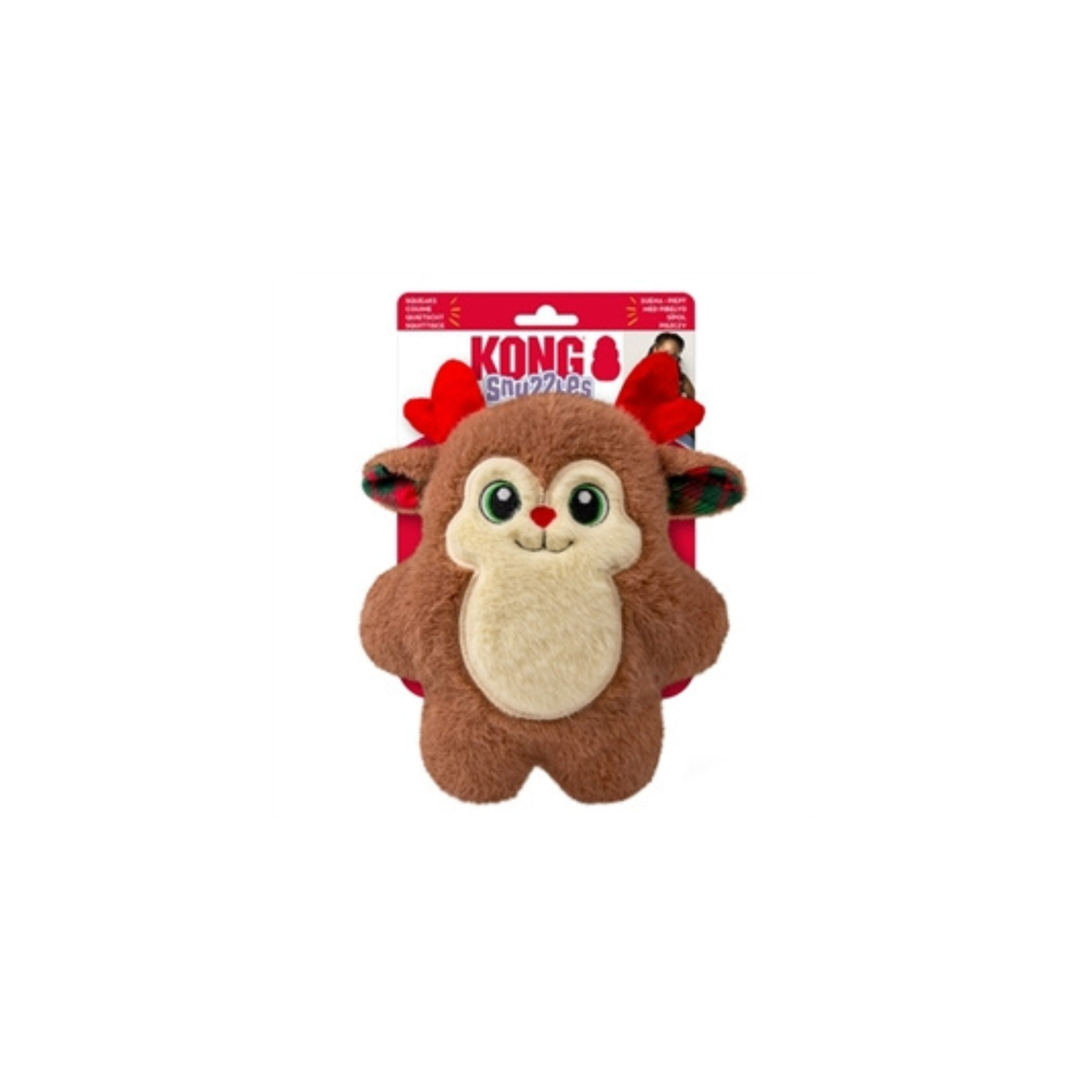 Kerst hondenspeelgoed - KONG - Snuzzles rendier