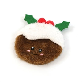 Kerst hondenspeelgoed - Happy Pet - Kerstpudding Zonder Vulling met Knisper