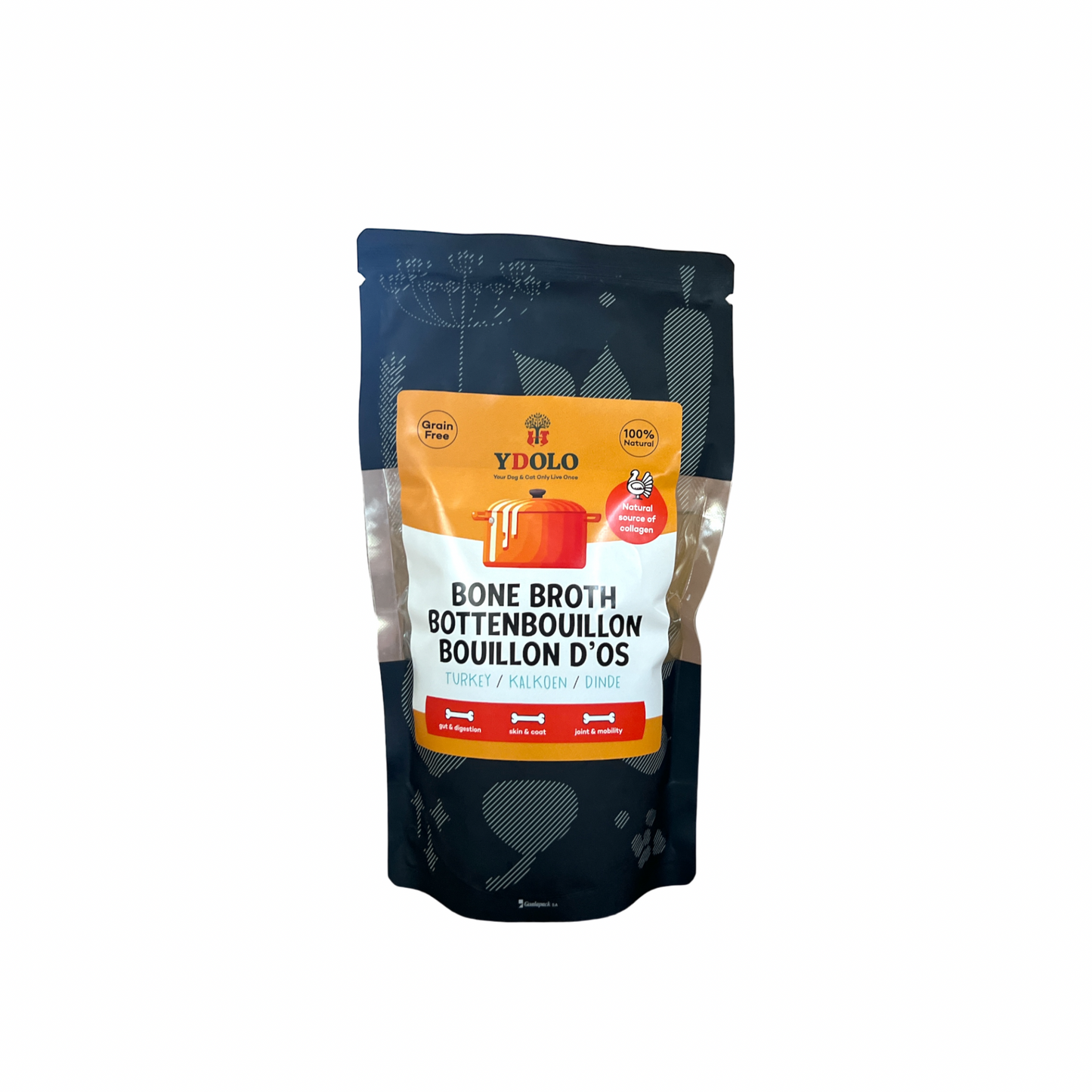 YDOLO - Bottenbouillon BIO Kalkoen
