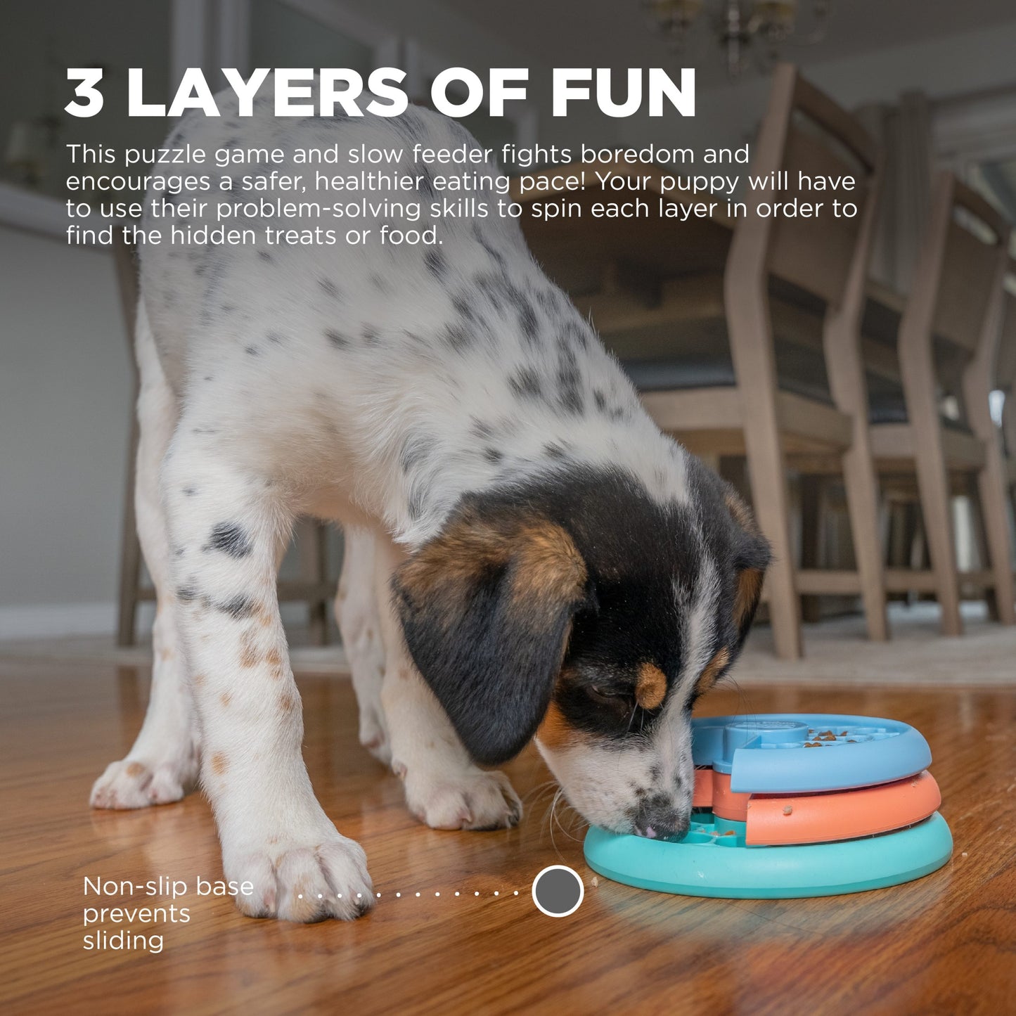 Hersenwerk voor honden - Puppy Lickin’ Layers – by Nina Ottosson