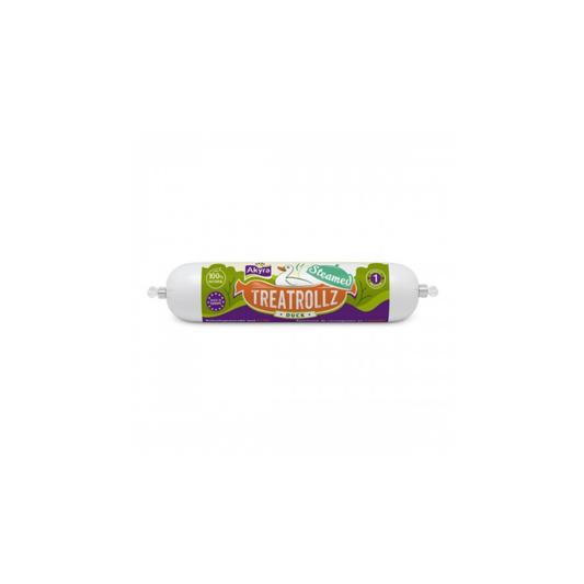 Snack voor honden - Akyra - steamed treatrollz Eend