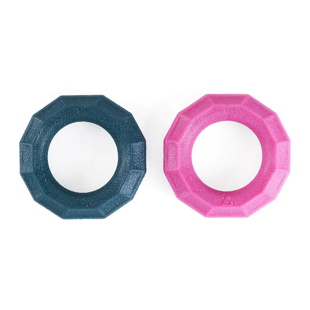 Sterk hondenspeelgoed - Zippy Paws - ZippyTuff Ring Small 2-pack Emerald & Magenta