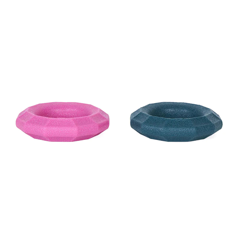 Sterk hondenspeelgoed - Zippy Paws - ZippyTuff Ring Small 2-pack Emerald & Magenta