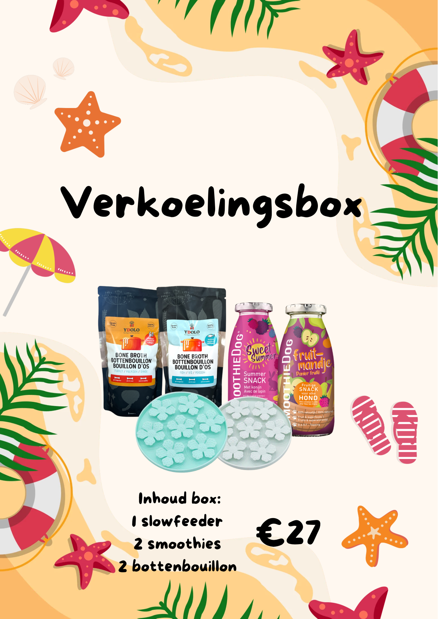 Verkoelingsbox voor jouw hond - slowfeeder snuffel flower