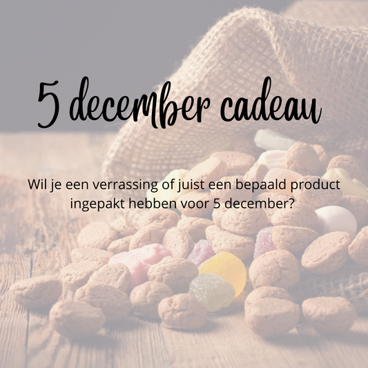5 december cadeau - Sinterklaas