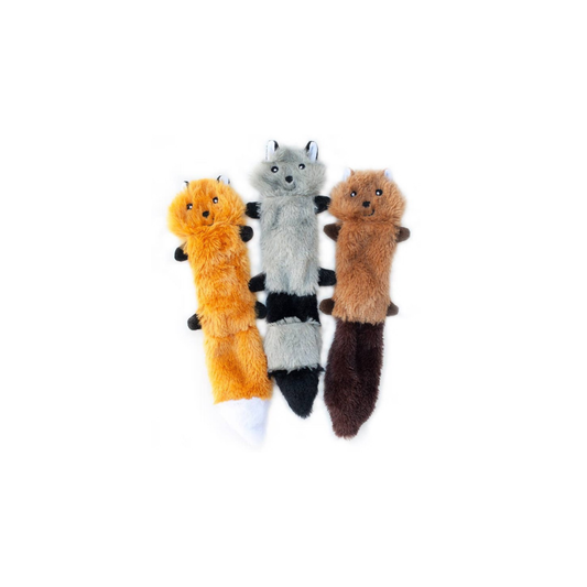 Hondenspeelgoed - ZippyPaws - Skinny Peltz - Small (3-pack)