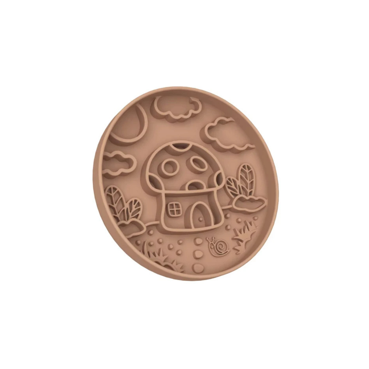 Slowfeeder - Paddenstoel - Bruin/beige