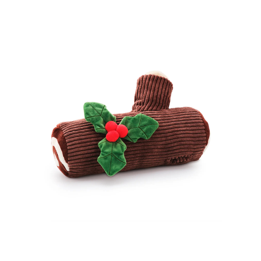 Kerst hondenspeelgoed - Foggy Dog - Yule log