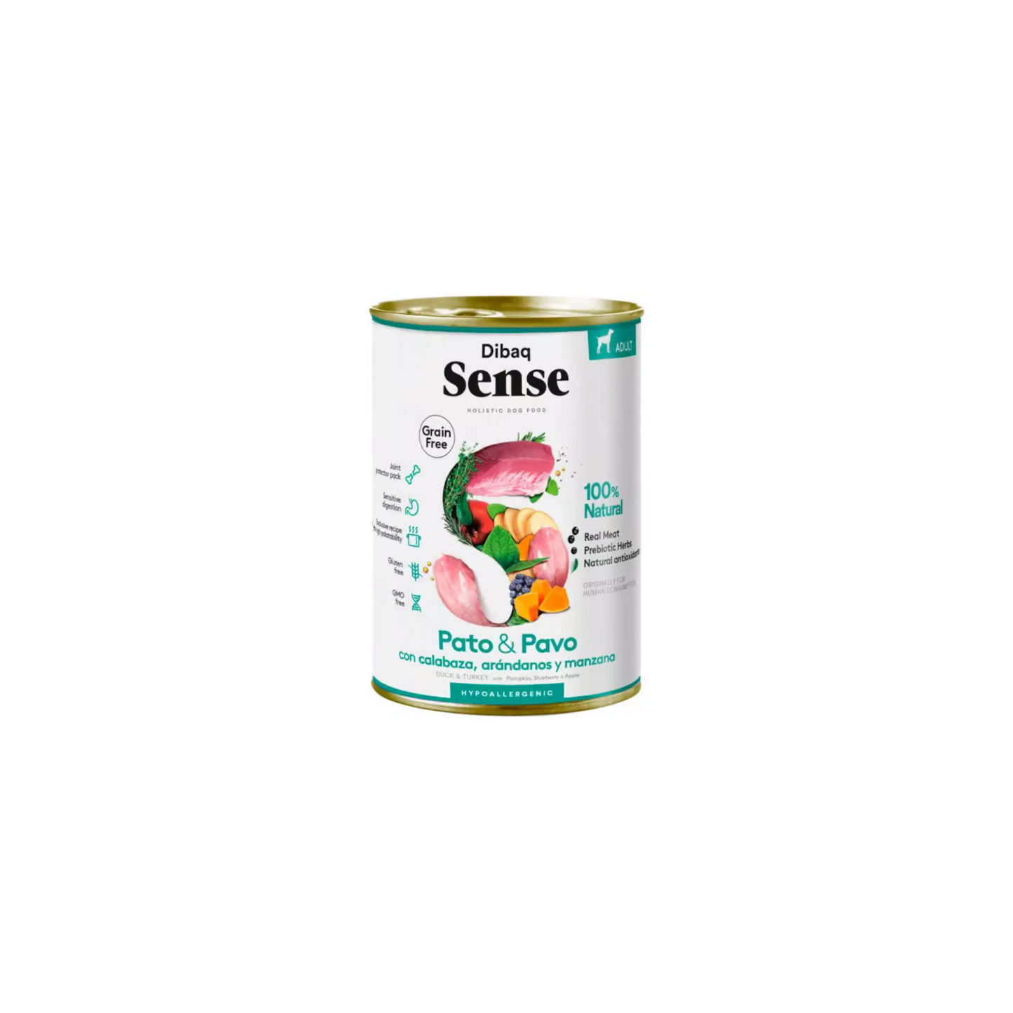 Dibaq Sense Nat Hondenvoer – Eend & Kalkoen