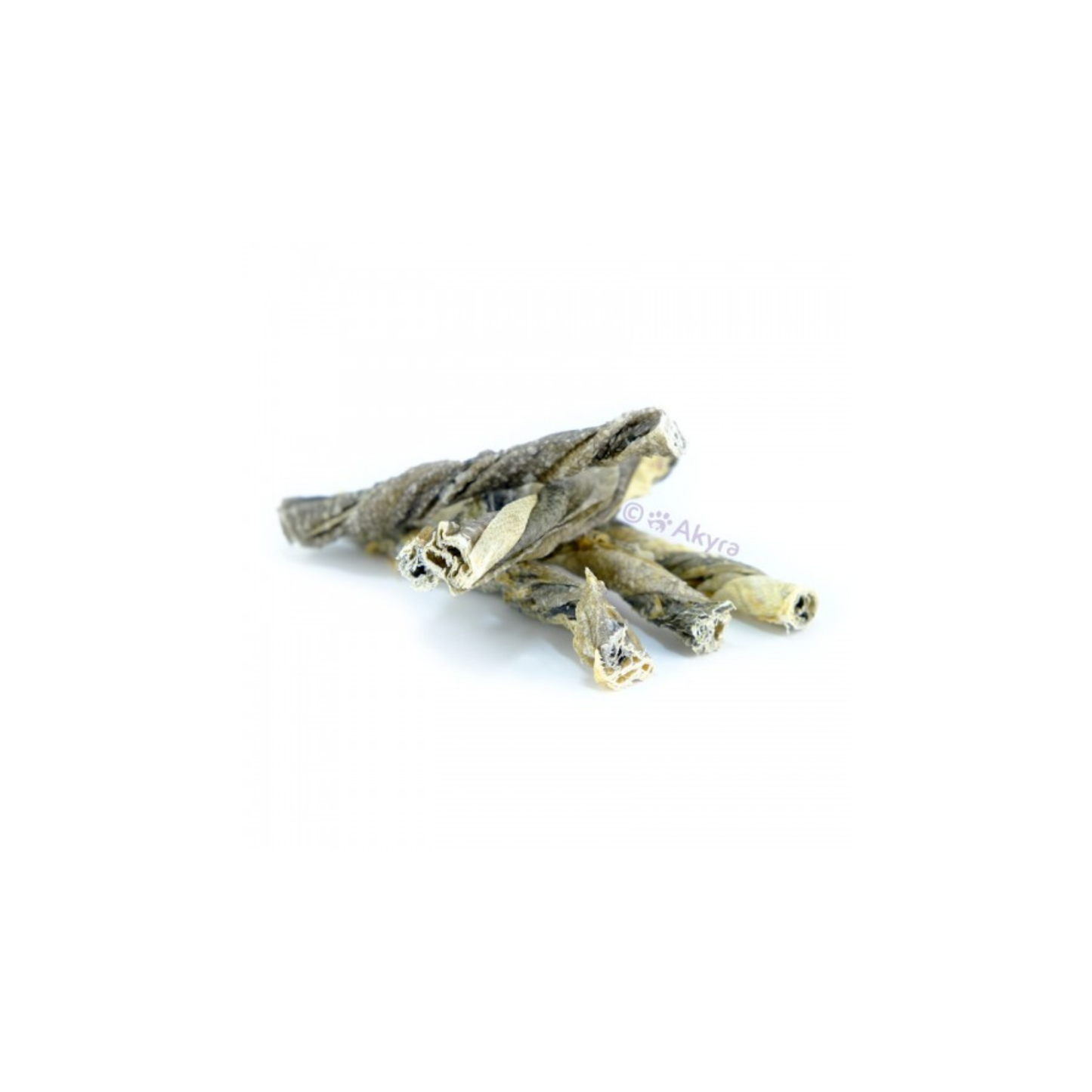 Snack voor honden - Akyra - Kabeljauwhuid twists