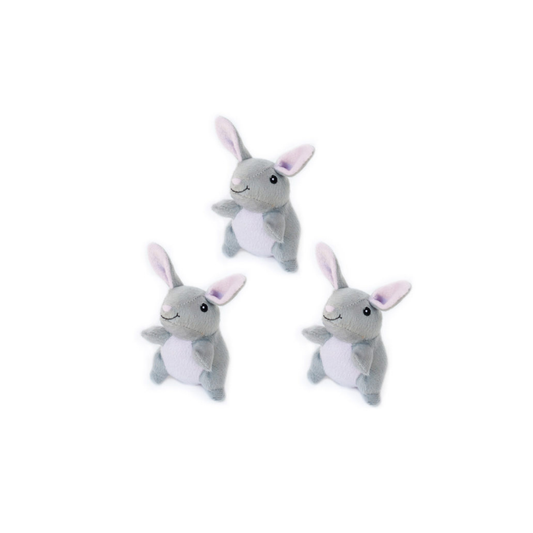 Hondenspeelgoed - ZippyPaws - Miniz 3-pack Bunnies