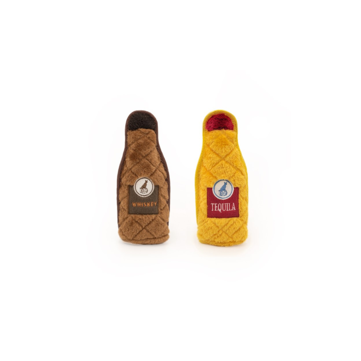(Sterk) hondenspeelgoed - Z-Stitch Happy Hour Crusherz 2-pack Whiskey and Tequila