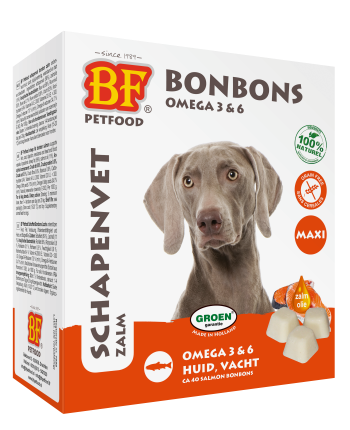 Bonbon voor honden - BF PetFood - Schapenvet bonbon zalmolie