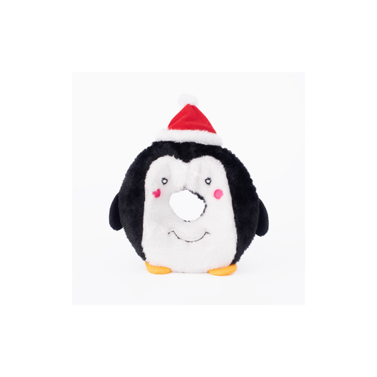 Kerst hondenspeelgoed - Holiday - Donutz Buddies Penguin