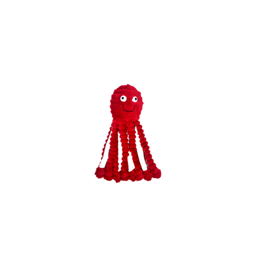 Hondenspeelgoed - Gorpets - Holiday octopus rood