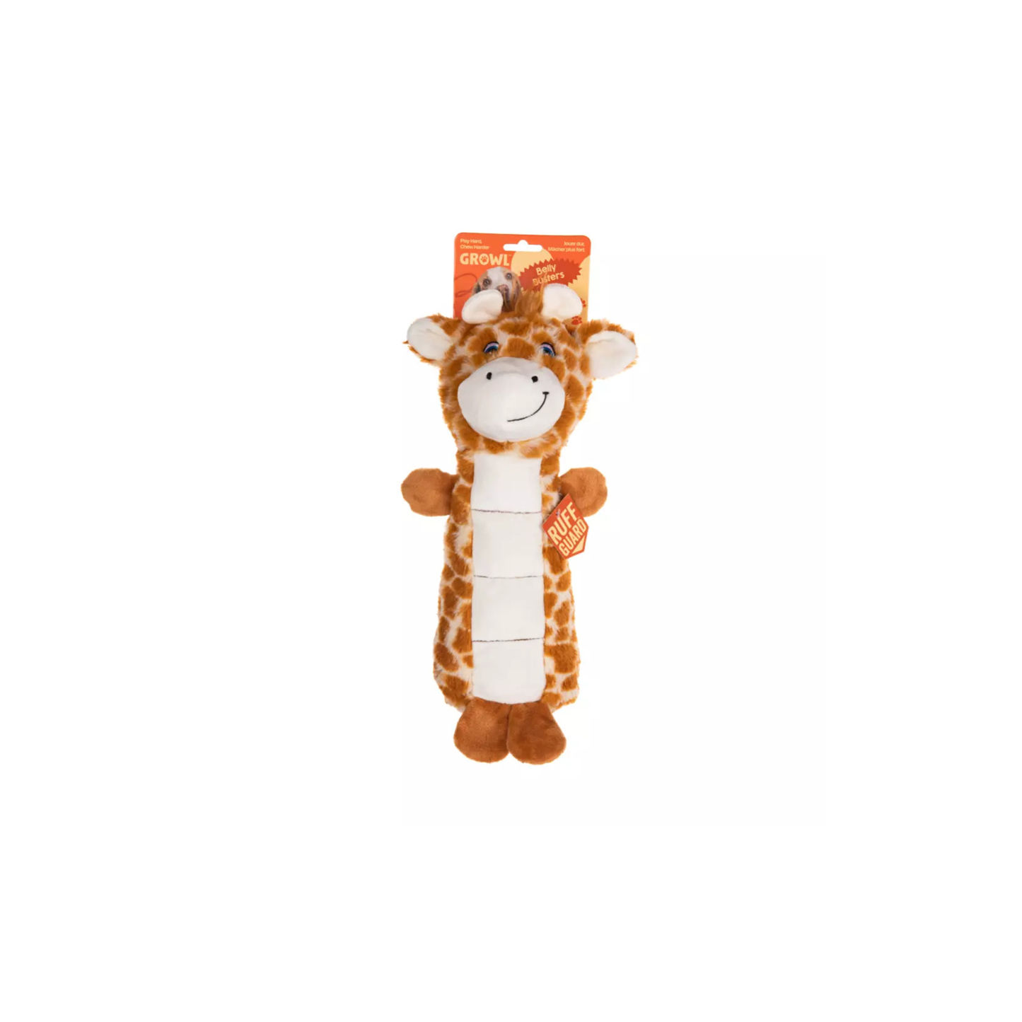 (Sterk) hondenspeelgoed - Growl - Belly Busters Ginny de Giraffe