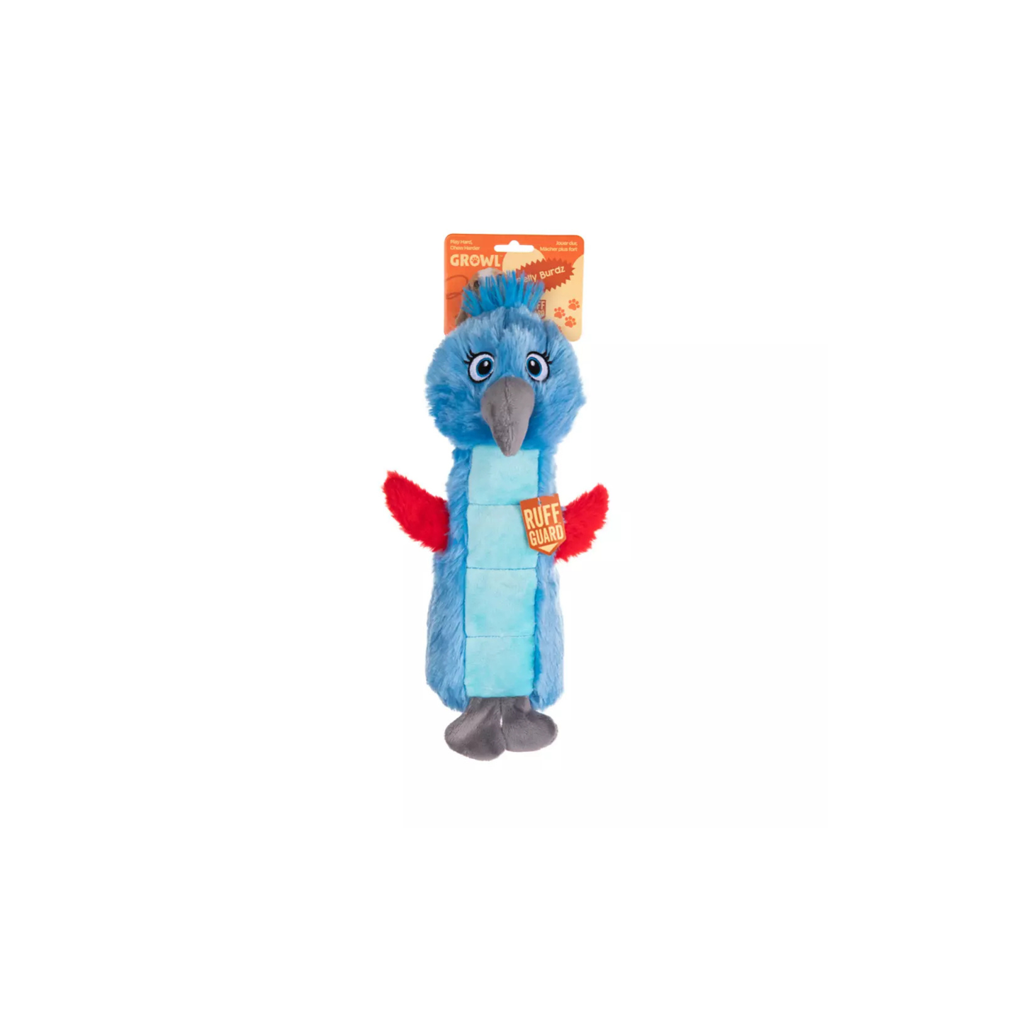 (Sterk) hondenspeelgoed - Growl - Belly Burdz Percy de Papagaai